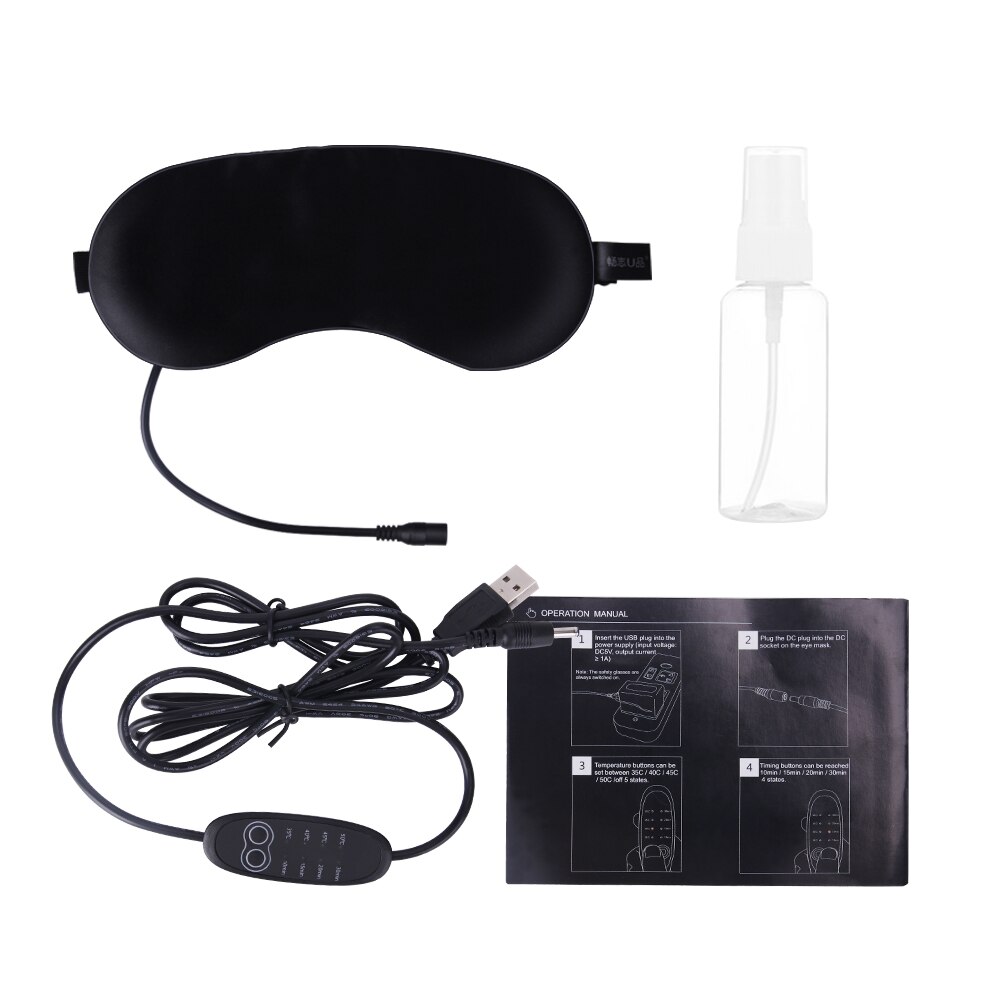 Skönhetsstjärna usb uppvärmning ånga ögonmask ögonskugga anti mörk cirkel patch ögonmassager trötthetslindring sömn ögonmask ögonvårdsverktyg