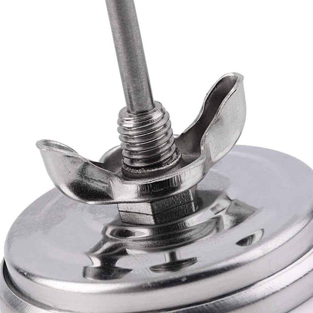 Ugnstermometrar i rostfritt stål bbq rökare gropgrill bimetallisk termometer tempmätare med dubbel gage 500 graders matlagningsverktyg