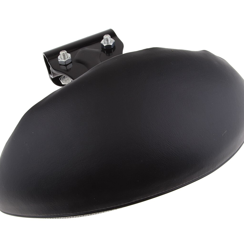 Universal PU Motorcycle Driver Backrest Sissy Bar Cushion Pad - Black rear backrest sissy bar Sissy Bar Backrest Pad Passenger