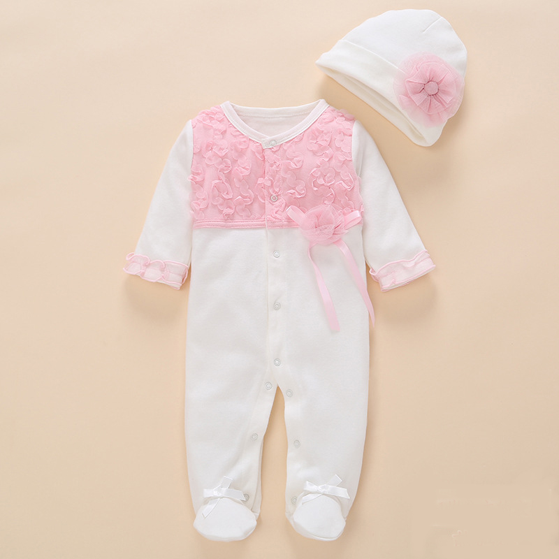 Pasgeboren Baby Meisje Kleding 0 3 Maanden Romper Zomer Katoenen Jumpsuit Schoeisel Rompertjes Leuke 0 3 6 Maanden Baby meisje Kleding: white / 9m