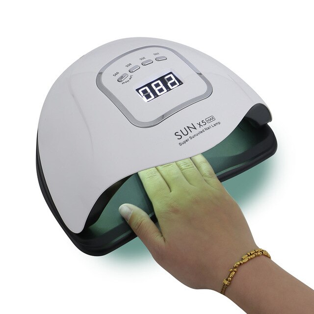 Sun x plus led negle uv lampe til neglelimmaskine til begyndere til manicure maskine til negletørrer.: Sol  x5 max / Au