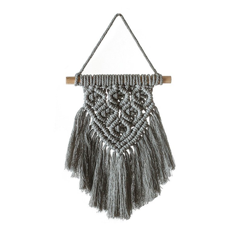 Bohemian Macrame Wall Hanging Tapestry Wedding Wall Decoration Backdrop Wall Decoration Home Bedroom Living Room Wall Ornament #: A