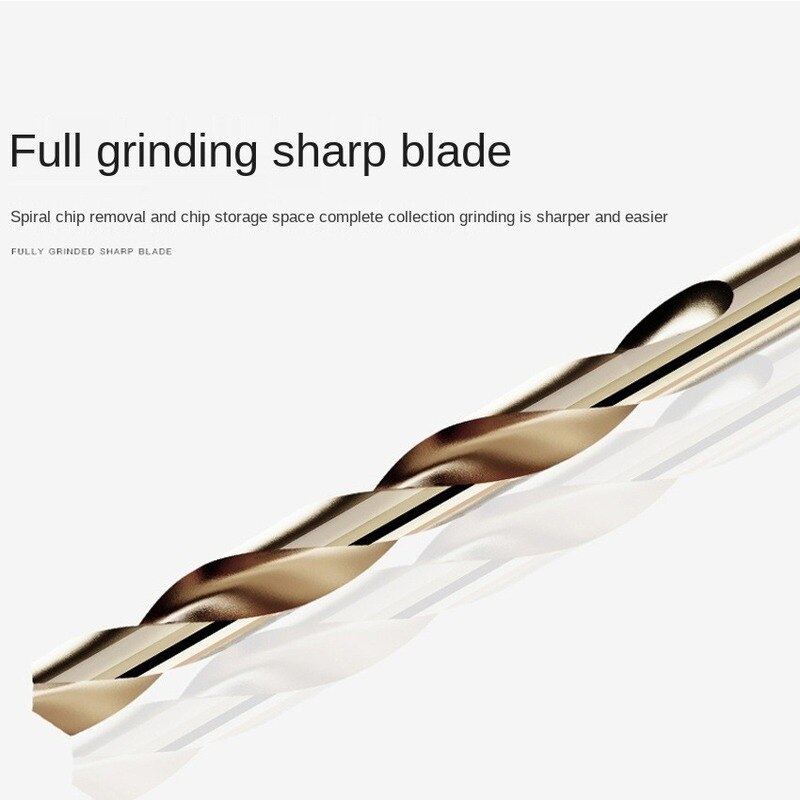 Cobalt High Speed steel Twist Drill Bit M35 Stainless Steel Tool Set Accessories for Metal Stainless Steel Drilling Metalworking