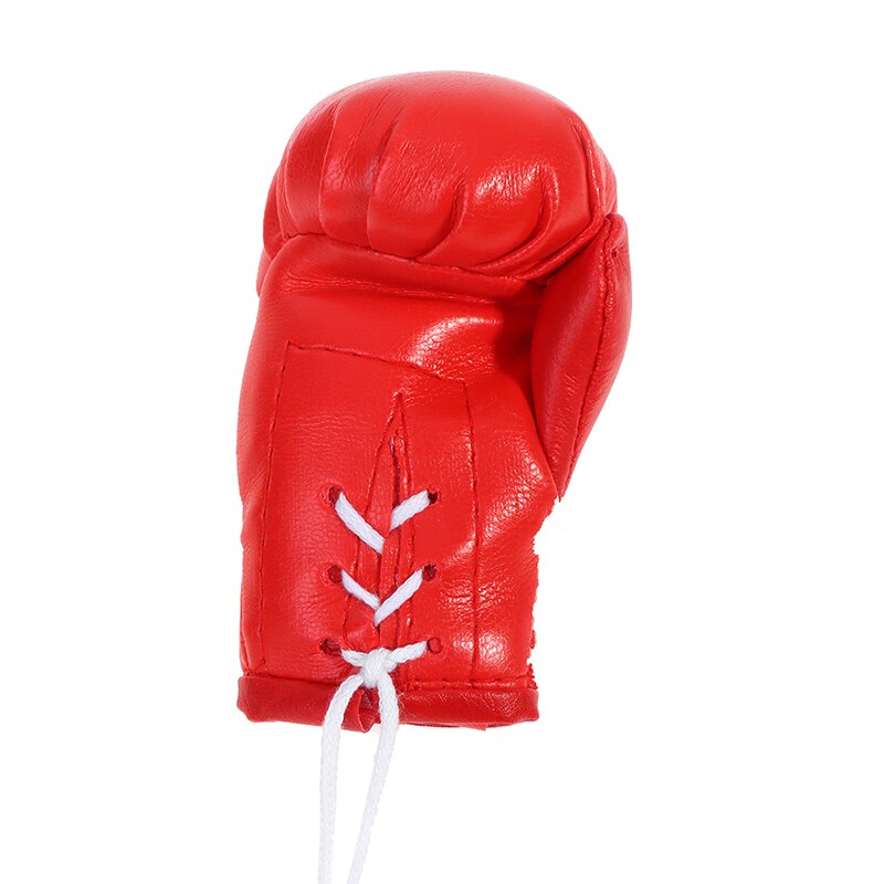 1 par bil boksehandsker hængende spejl læder vedhæng i biltilbehør interiør bil dekoration diy cool ornaments nøglering