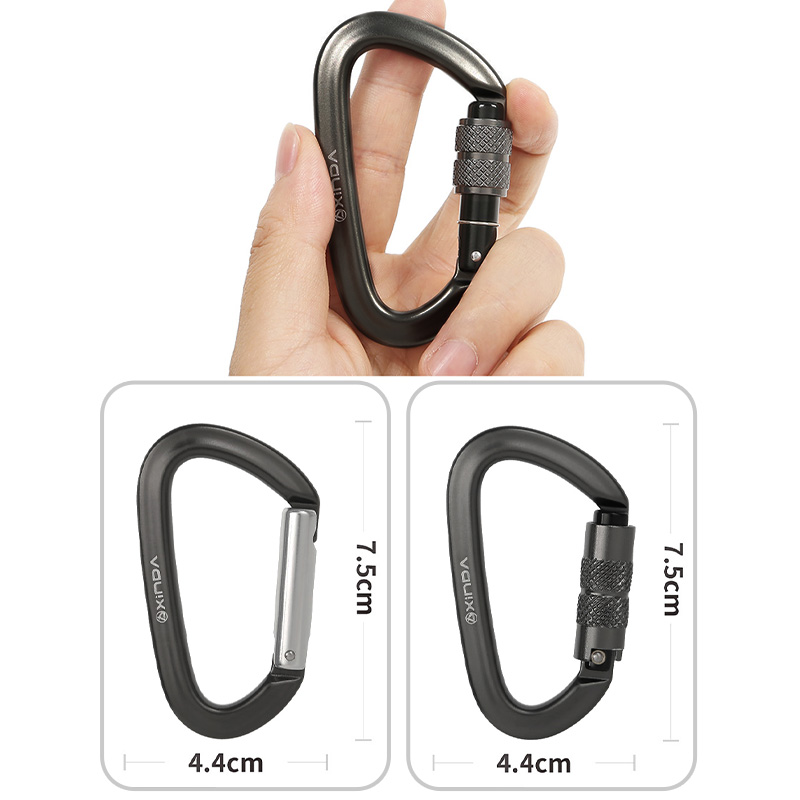 Xinda Cordino per attrezzi bungee di sicurezza con moschettone Gancio da lavoro Corda di sicurezza anticaduta Accessori per arrampicata aerea da lavoro