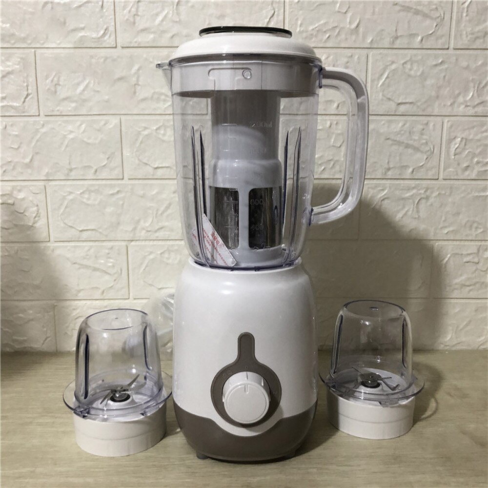 200w Sorting Machine Multifunction Household Food Supplement Machine Three Cups and Three Knives Stainless Steel Table