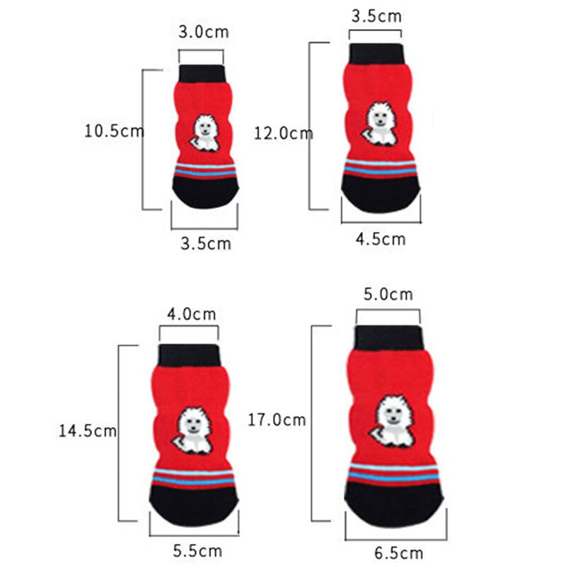 Dog Socks Shoes for Dogs Winter Socks for Small Dogs Socks Paws Boots for Dogs Socks for Dogs Chihuahuas Shoes for York Dogs