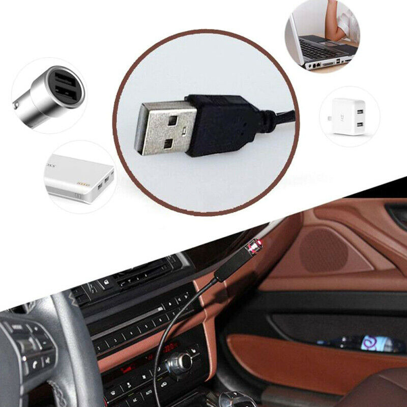 Mini LED COCHE techo estrella noche luz USB Lámpara decorativa proyector ambiente ajustable hogar techo Decoración Luz