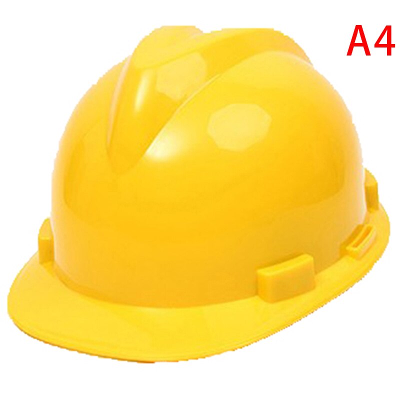 Practical 1Pcs ABS Construction Safety Helmets Electrical Engineering Hard Hat Labor Work Cap: A Style Yellow
