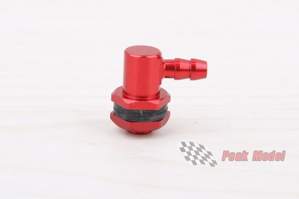 Kuza 100% Original V3 Alloy Whole Nozzle Barb For Fuel Tank Bottle Fuel Nozzle For Gasoline Fuel Tank Smoking Tank Diy: Short Nozzle Red