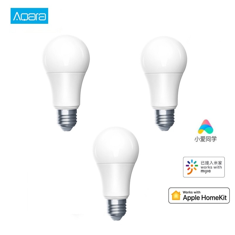 Aqara Led Slimme Lamp 9W E27 Led Licht Zigbee Draadloze Verbinding Smart Afstandsbediening Met Home Kit En Mi thuis App