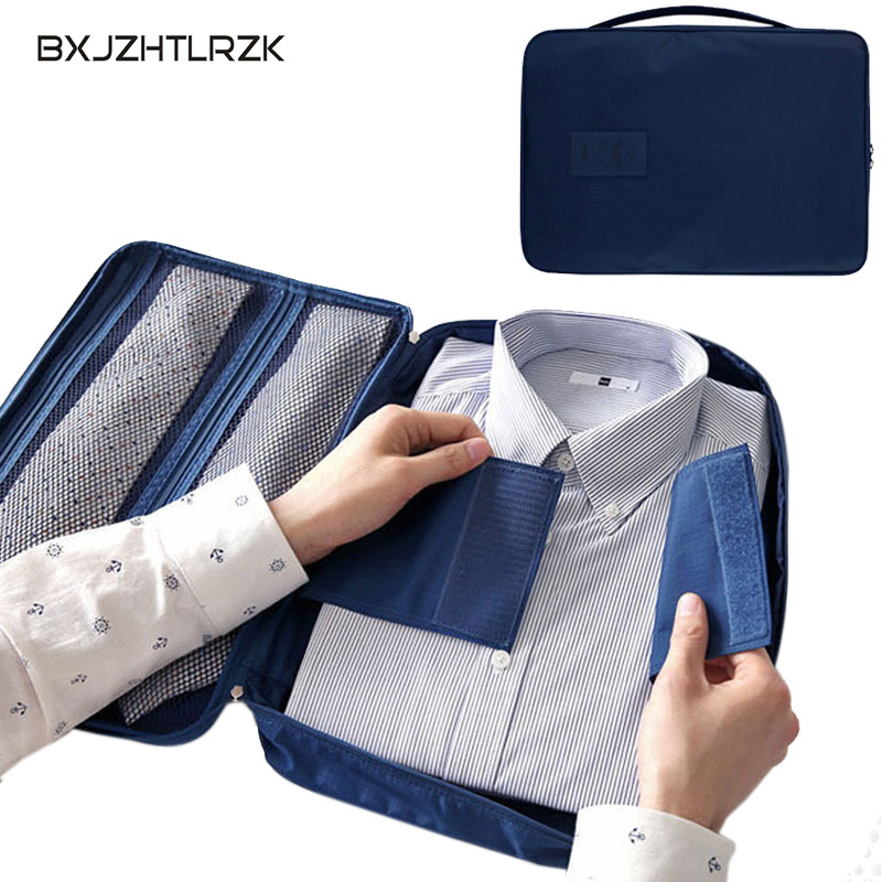 Männer Nylon Gepäck Reise Fall für Leichte Shirts Verpackung Lagerung Taschen Kleidung Würfel Verpackung Fällen Gepäck Fällen