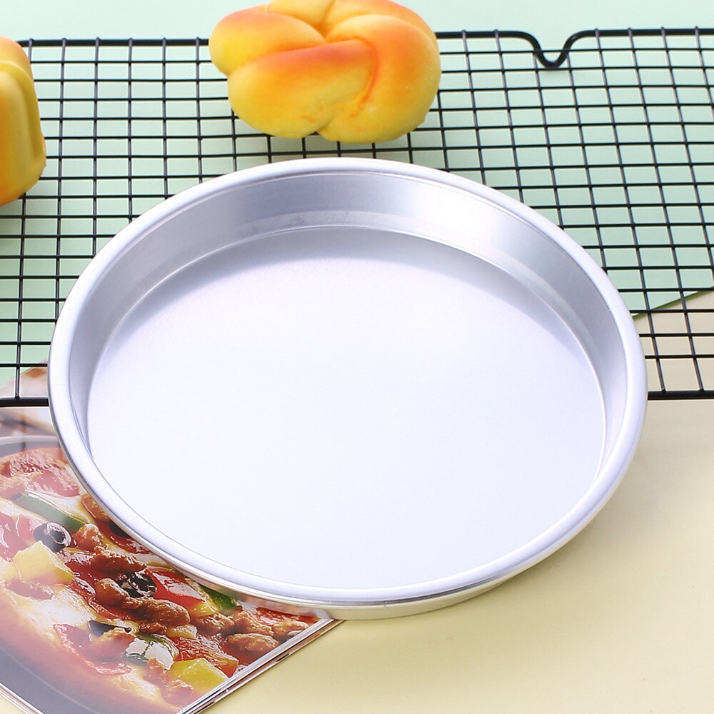 Facemile 7/8/9inch Premium Non-Stick Pizza Pan Bakeware Carbon Steel Pizza Plate Round Dish Pizza Tray Mold Mould Baking Tool