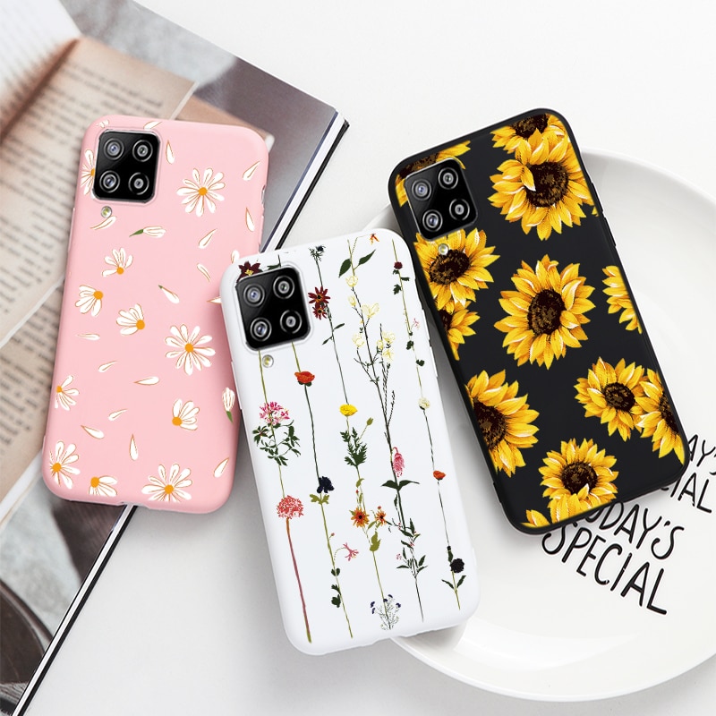 For Samsung Galaxy A42 5G Case 6.6" Soft Silicone Cover Coque For Samsung A 42 a42 Marble Flower Dragon Fundas Phone Cases Shell