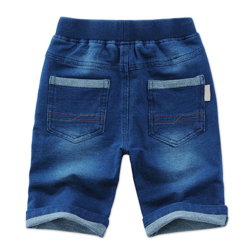 2-13 år børne sommertøj drenge jeans denim shorts afslappet elastisk talje dreng shorts denim  dq278