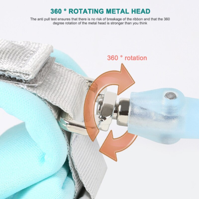 Corda di trazione anti-smarrimento per bambini per proteggere il tipo di chiave del braccialetto da polso per bambini con giunto girevole a 360 gradi