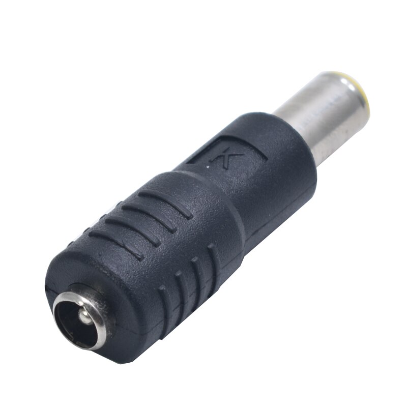 1 stk 5.5 x 2.1 mm hunn  til 7.9 x 5.5 mm hann dc strømkontakt adapteromformer 5.5*2.1 til 7.9*5.5 mm til ibm laptop