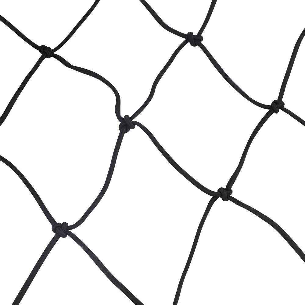 Grow Tent Net Stretchy Trellis Netting Multifunction Garden Tools Nylon Durable Black 15x15cm With 4 Hooks Plant Growth Nets