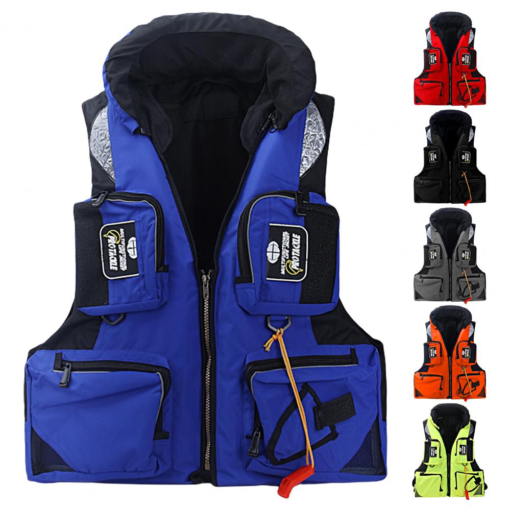 Life Vest Durable Waterproof Swimming Vest Unisex Adults Water Sports Safety Surfing Jacket for Fishing