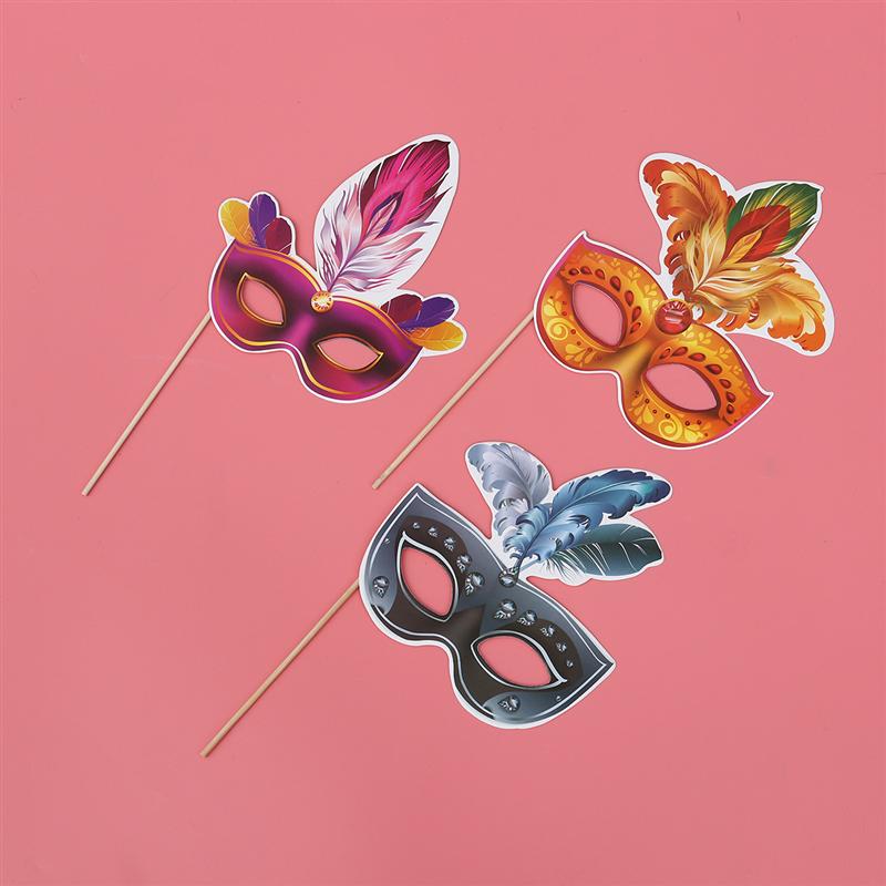 12Pcs Foto Props Grappige Decoratieve Foto Props Foto Accessoires Party Maskers Voor Party Verjaardag Bruiloft