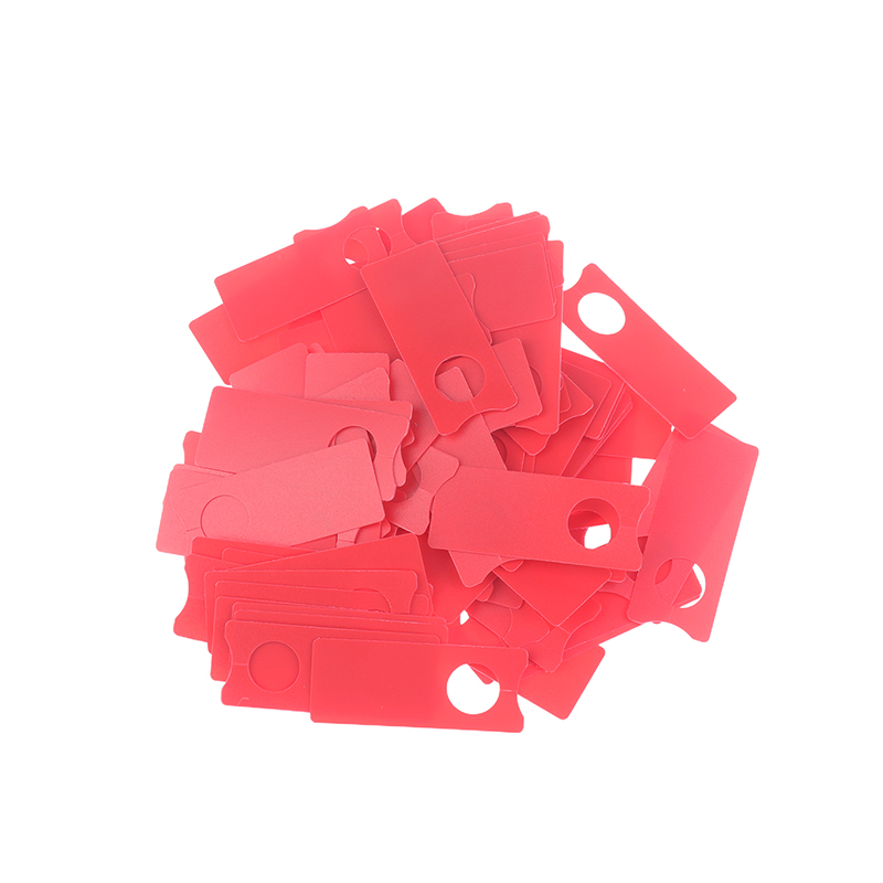 100Pcs Garden Plant Labels Plant Accessories Flower Pots Plastic Plant Tags Nursery Markers Seedling Labels Tray Mark DIY Tools: light yellow
