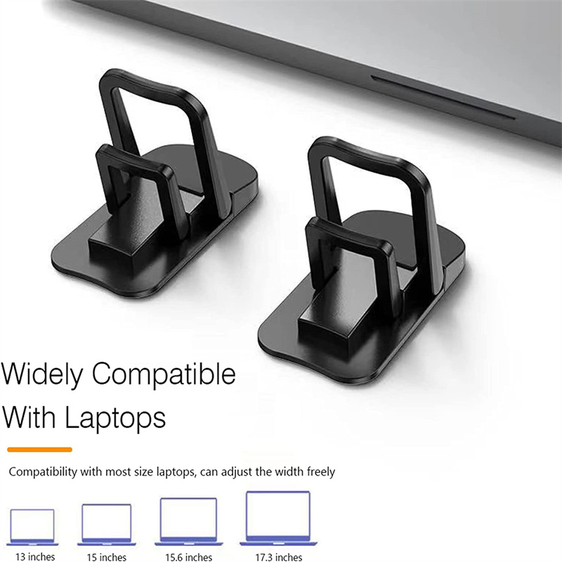 Tragbarer Laptop-Ständer, Computer-Tastatur-Steigleitung-Aufzug, selbstklebend, faltbar, unsichtbar, Notizbuch-Zubehör, höhenverstellbarer Ständer