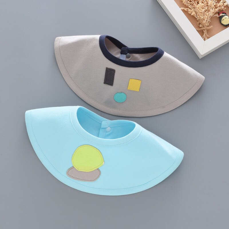 2 pacote bebê babadores de alimentação à prova dwaterproof água algodão impressão camisola dos desenhos animados bebê arroto panos infantil criança bonito 0-3 anos de idade: pattern