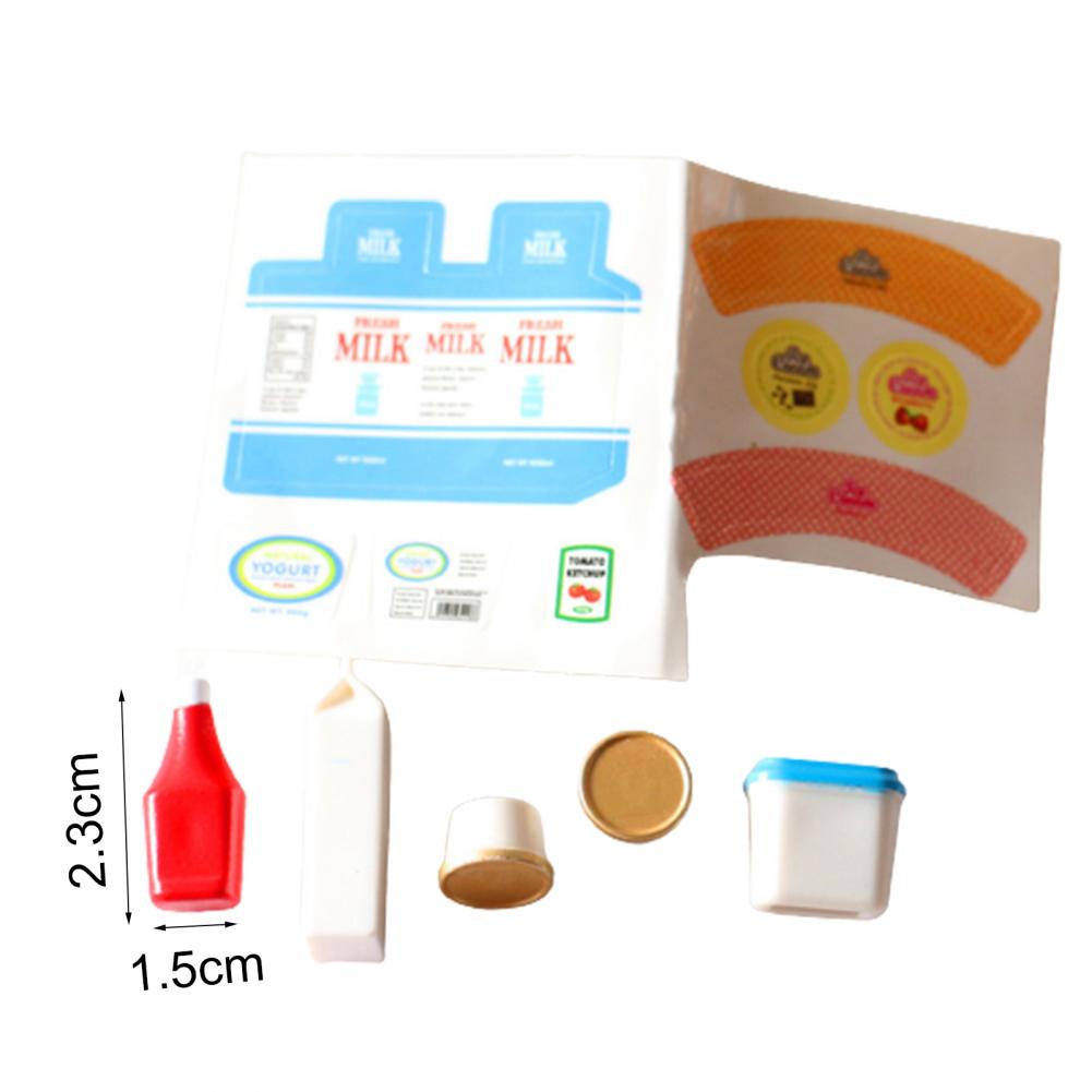 5 Pcs Miniatuur Speelgoed Multi-Gebruik Handgemaakte Plastic Miniatuur Speelgoed Display Voor Thuis