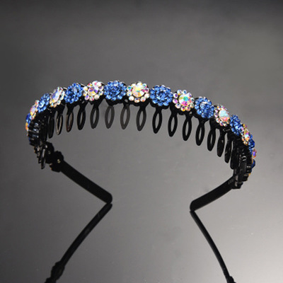 Lot De 3 Bandeaux Avec Perles Et Dents Antidérapantes - Style Vintage Pour Cheveux, Pour Femmes