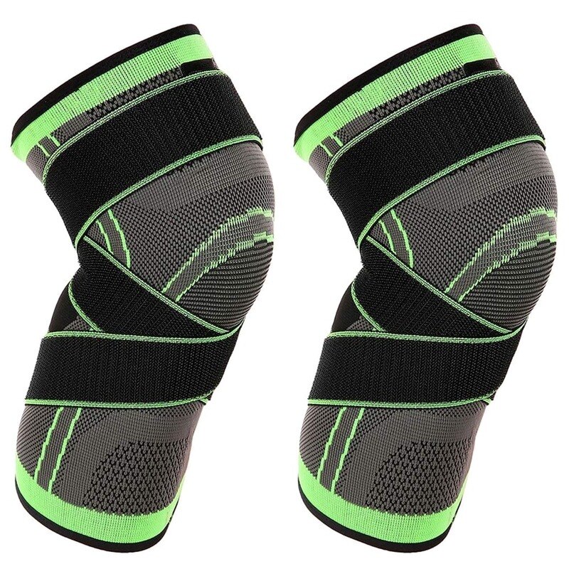 1Pc Sport Kniebeschermer Druk Kneepad Elastische Knie Pads Ondersteuning Mouwen Basketbal Volleybal Brace Training Fitness