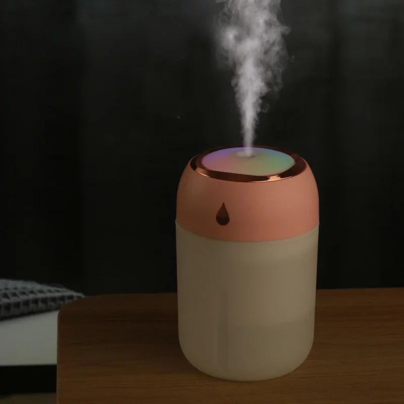 220/330ML Mini Air Humidifier USB Electric Aroma Diffuser Essential Oil Purifier Aromatherapy Mist Maker Lights For Car Home