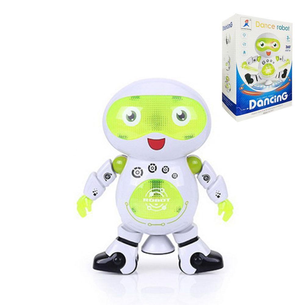 Télécommande Robot garçon jouet enfant Robot Cool jouet éblouissant danse Robot jouet drôle Robot enfant jouet télécommande Robot: Vert clair