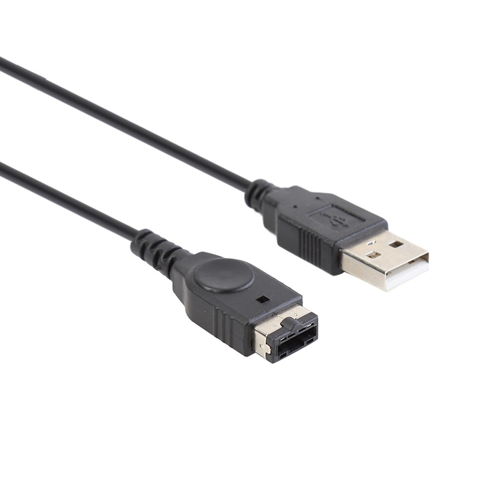 Cable de carga delicado negro 1,2 m 3.9ft USB cargador Juegos Accesorios para DS NDS Gameboy Advance SP GBA SP