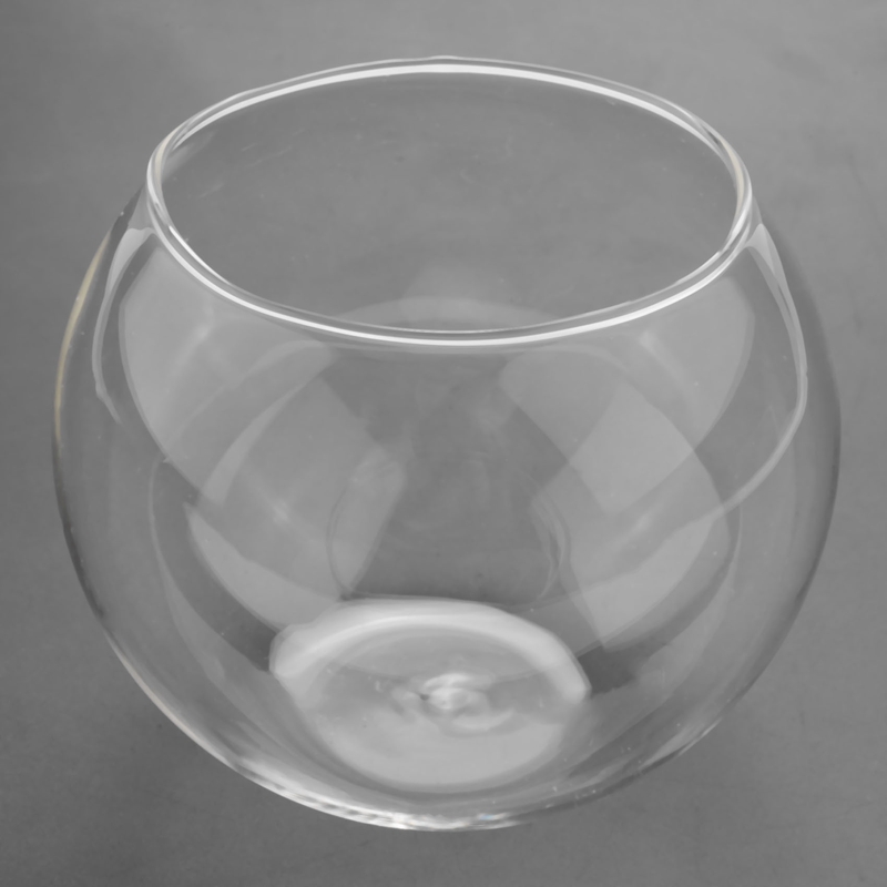 Round Sphere Vase in Transparent Glass Fish Tank