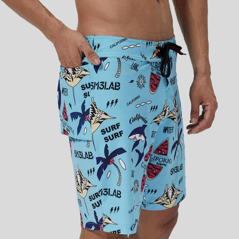 Strand Shorts Mannen Kofferbak Zomer Korte Broek Print Ademend Snel Droog Zwemmen Shorts Plus Size Heren Shorts Zomer Zwembroek