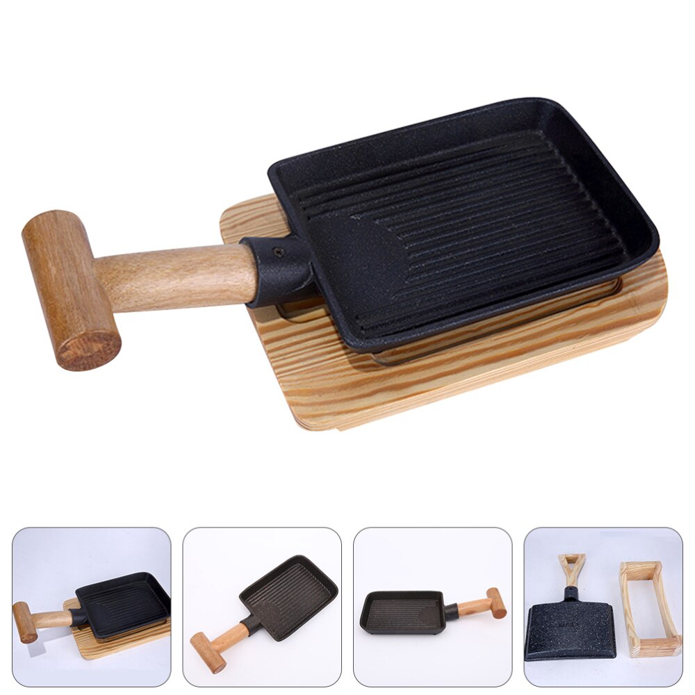 Alloy Frying Plate Shovel Shaped Baking Pan BBQ Frying Tray Kitchen Cookware: As Shown