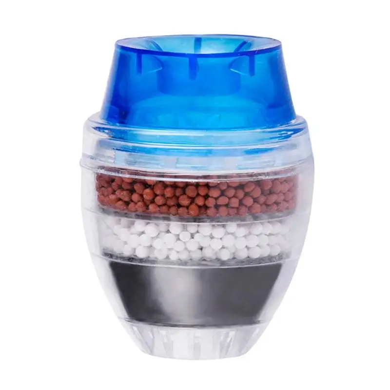 Purificador de água ativado, Acessórios domésticos, Filtro limpo, Cozinha, Ferramentas domésticas: Azul