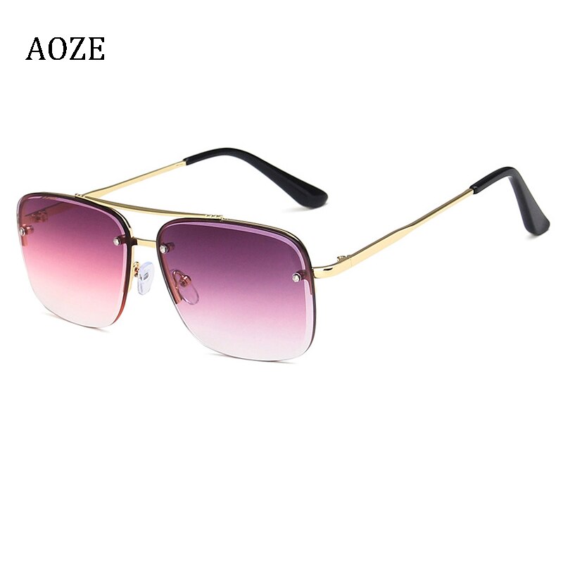 Aoze classic style cool unisex sunglasses brand men's vintage sunglasses zonnebril dames UV