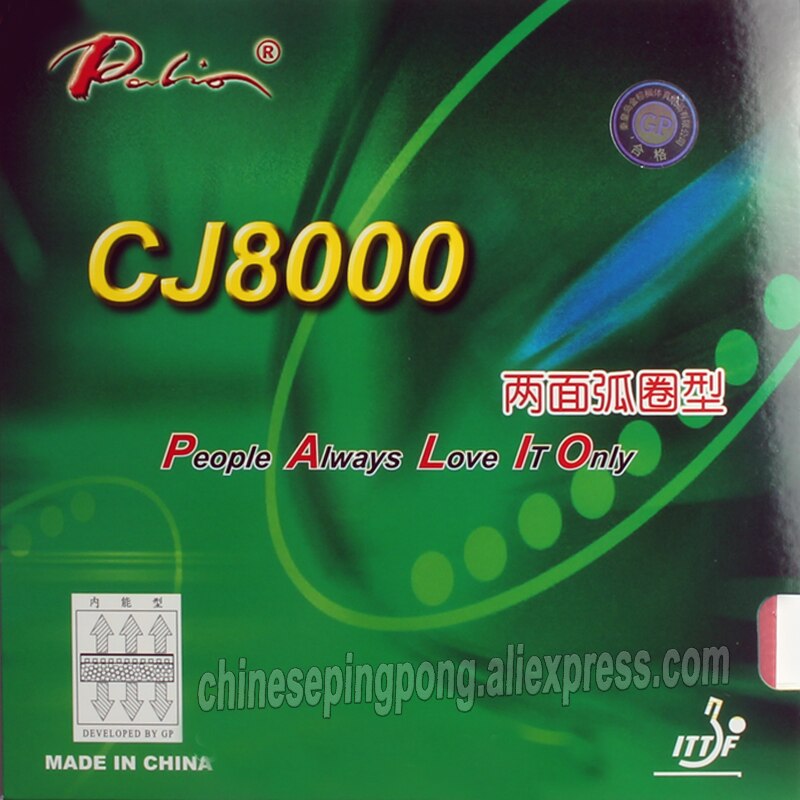 Palio Officiële CJ8000 36-38 Interne Energie Snelle Aanval Met Lus Samentrekkende Rubber Puistjes In Voor Tafeltennis Racket game