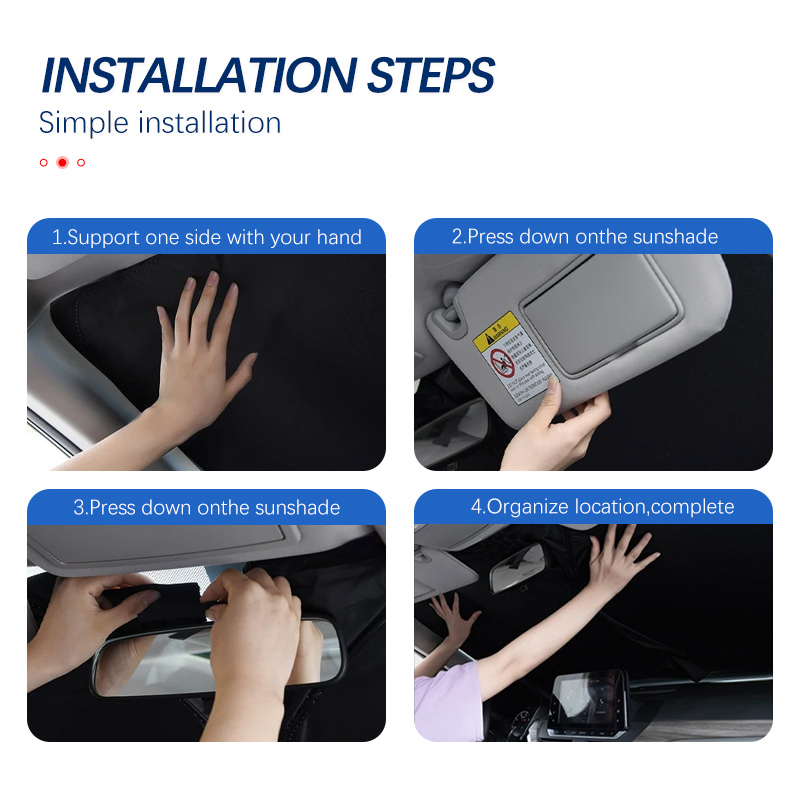 Car Windshield Sun Shade For SUZUKI Ignis Sunshade Summer Visor Protector Foldable Blocks UV Rays Protection Accessories