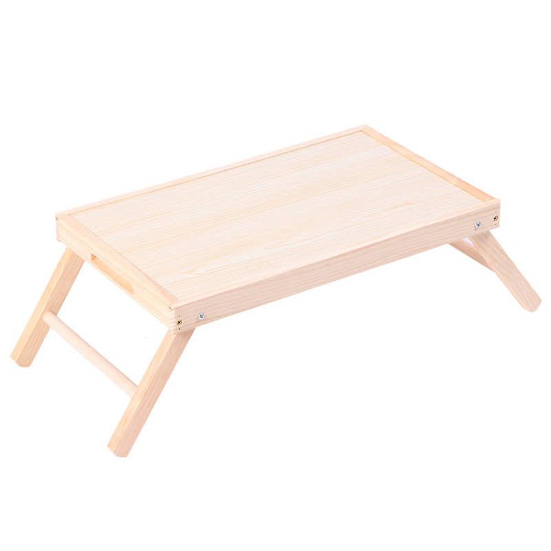 Foldable Multi-Purpose Bed Table Laptop Desk Breakfast Snack Tray for Eating Reading Dormitory Use