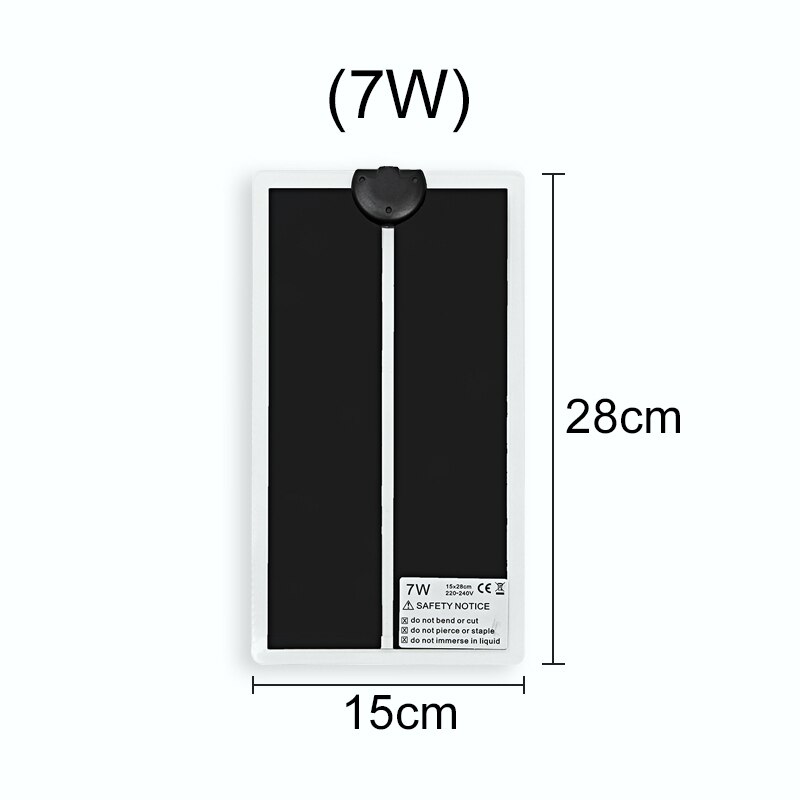 Pet Terrarium Reptile Box Ant Farm Heat Mat Warm Pad Ant Nest Controller Adjustable Temperature Incubator Mat: 7W