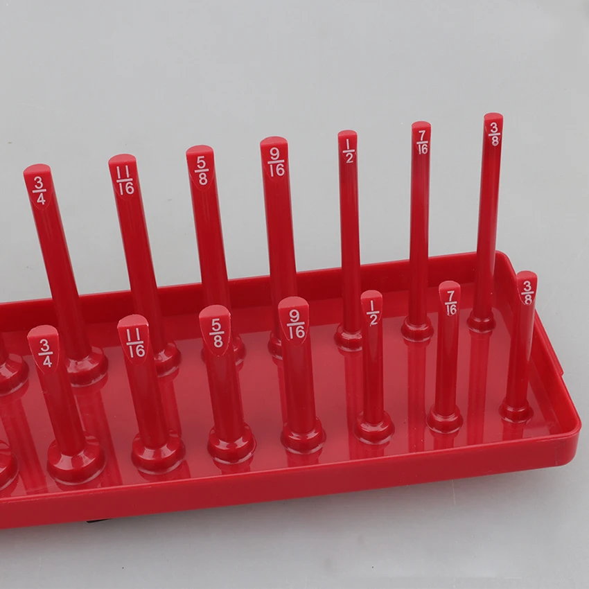 3-delige Dop Tray Organizer Set - 1/4'' 3/8'' 1/2'' Metrische Plankhouder Werkplaats