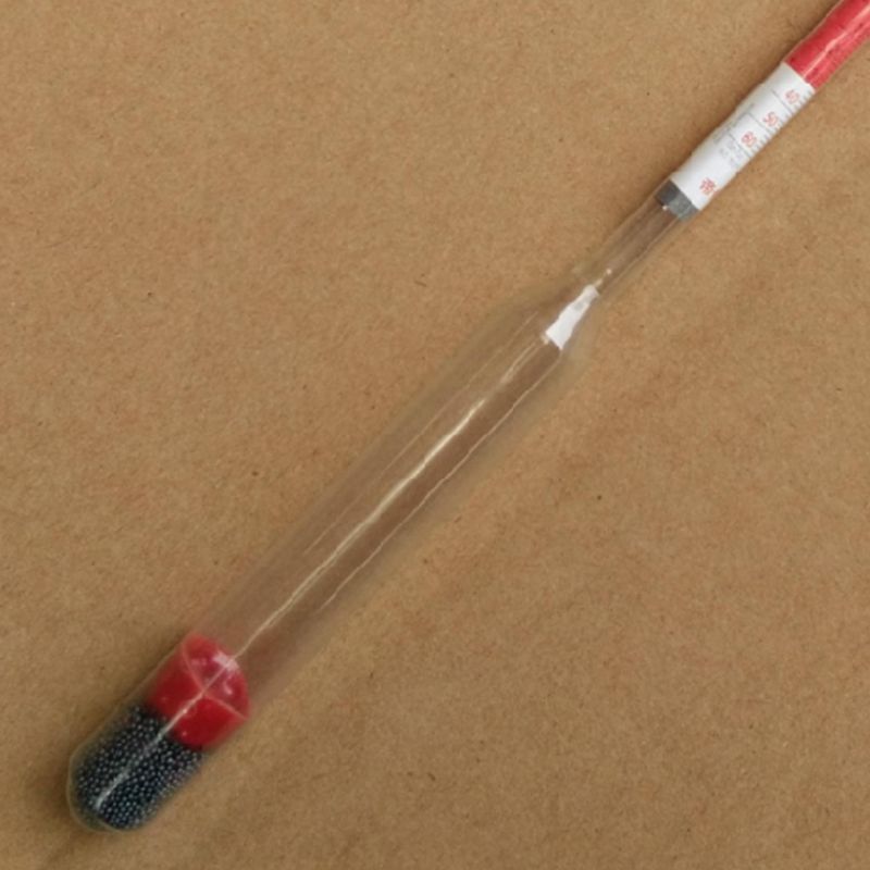 2pcs/set Triple Scale Hydrometer Self Brewed Wine Sugar Meter Alcohol Measuring for Home Brewing Making Beer Wine Mead