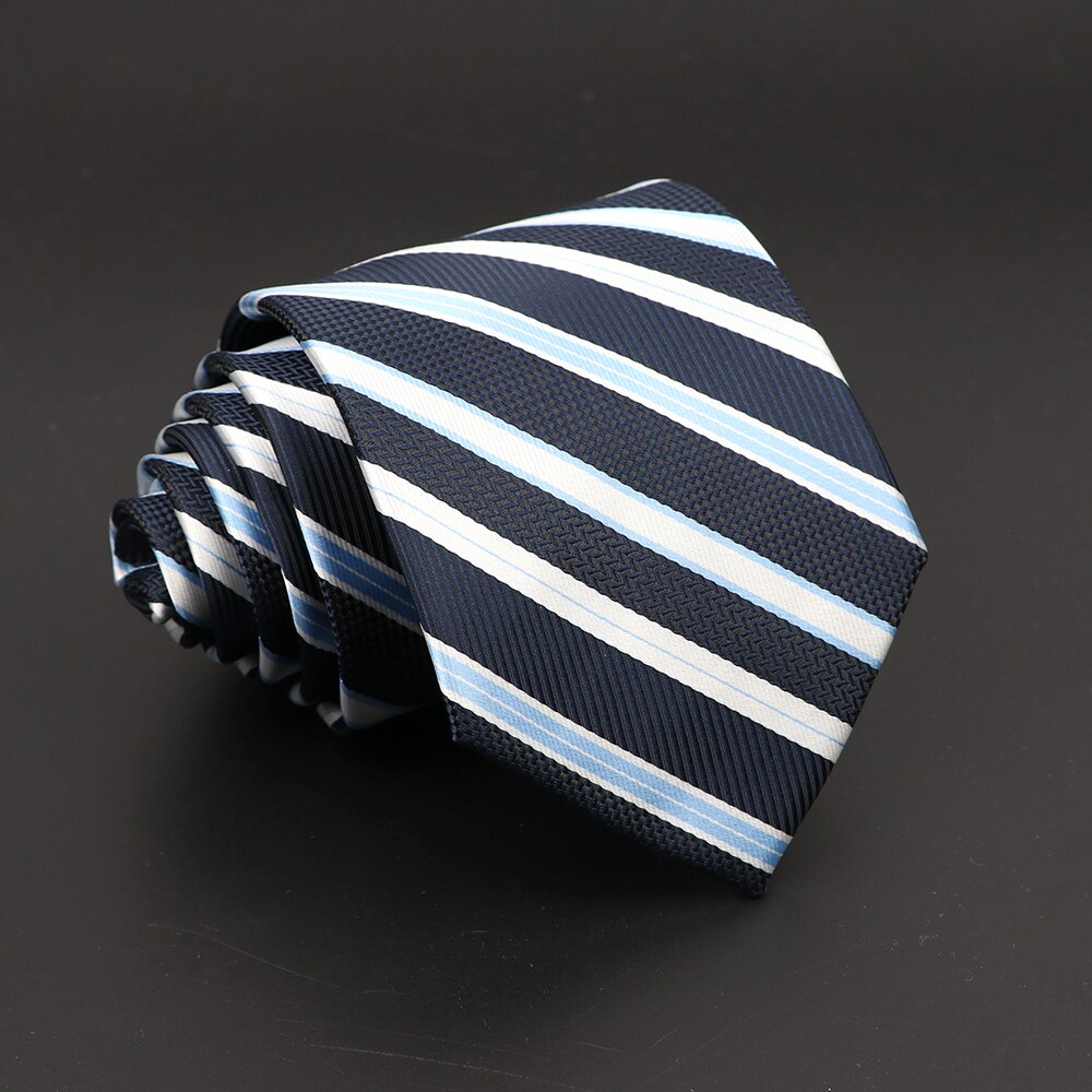 Neue männer Klassische Plaid Krawatte Luxus Streifen 8cm Jacquard Krawatte Alle-Spiel Krawatte Für Geschäft Hochzeit Party täglichen Verschleiß Zubehör