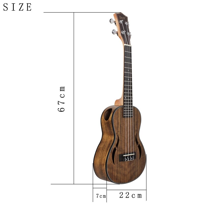 ¡Novedad! Kit de Ukelele Tenor Irin de 26 pulgadas de madera de nogal, 18 traste, bolsa de Ukelele para guitarra acústica, Correa Capo, cuello de caoba Hawaii, 4 cuerdas