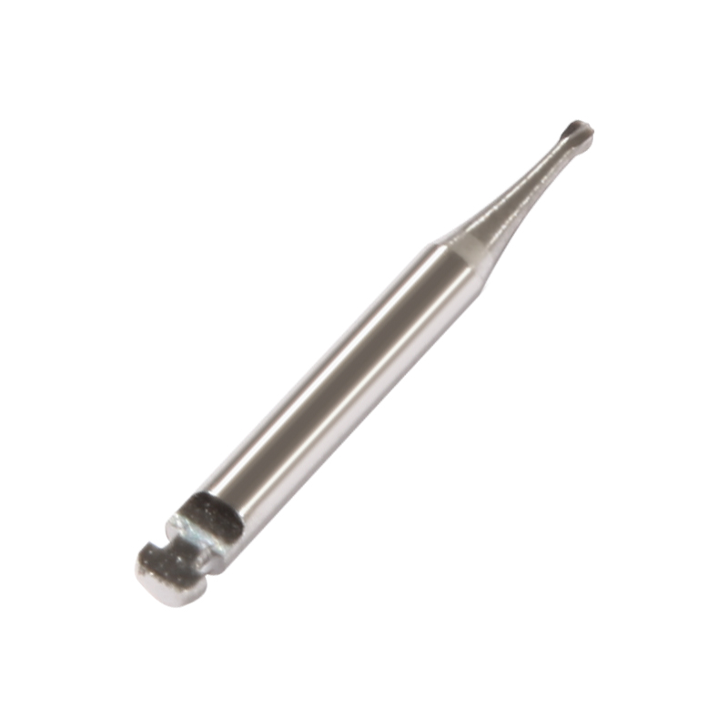 5 unids/caja fresas dentales de carburo de acero de tungsteno cabeza redonda pestillo RA 0,8/1/1,2/1,4/1,6/1,8/2,1/2,3mm para pieza de mano de baja velocidad 2,35mm
