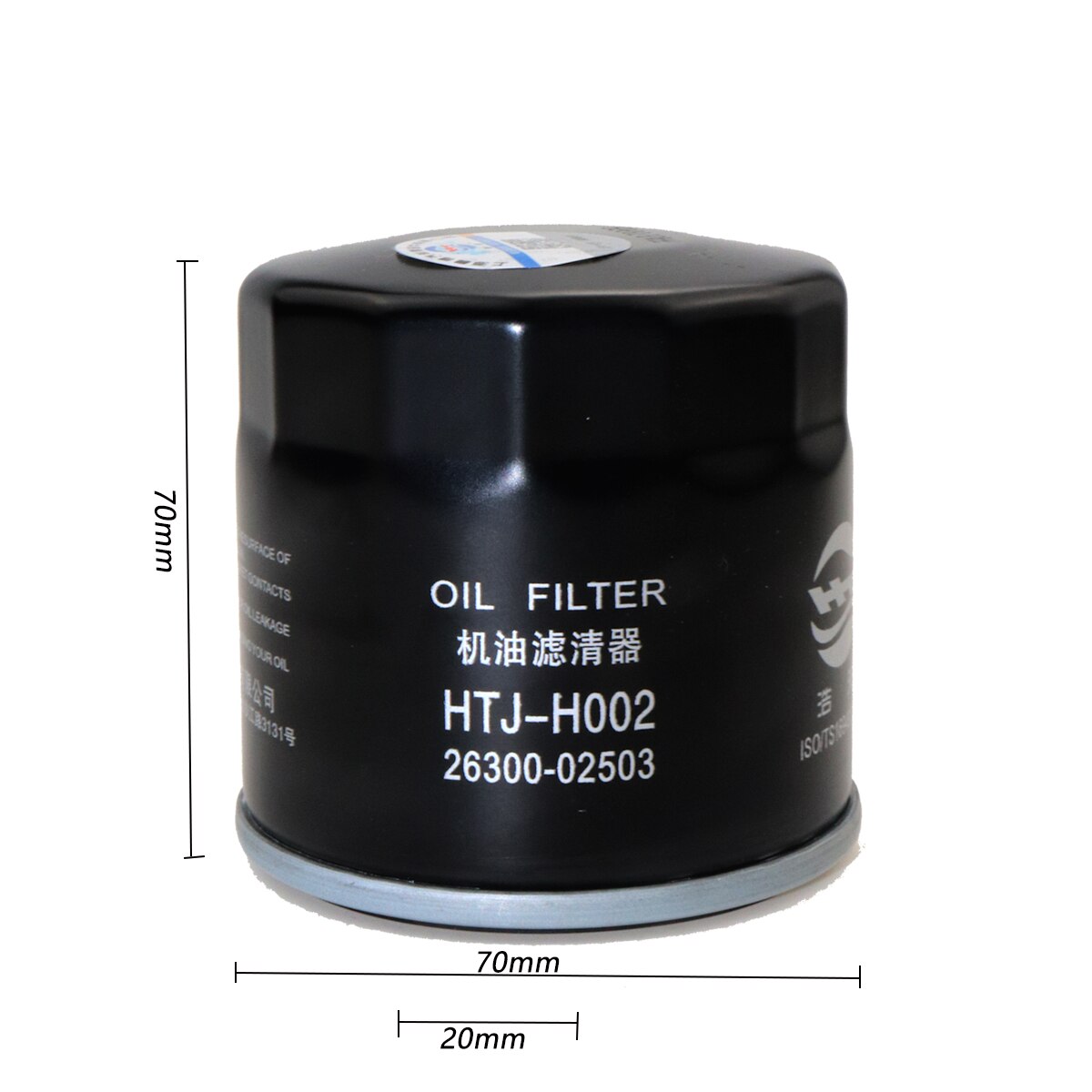 Filtro de aceite para coche, accesorio para Renault Scenic III 2.0L Velsatis 3.5L 26300-02503