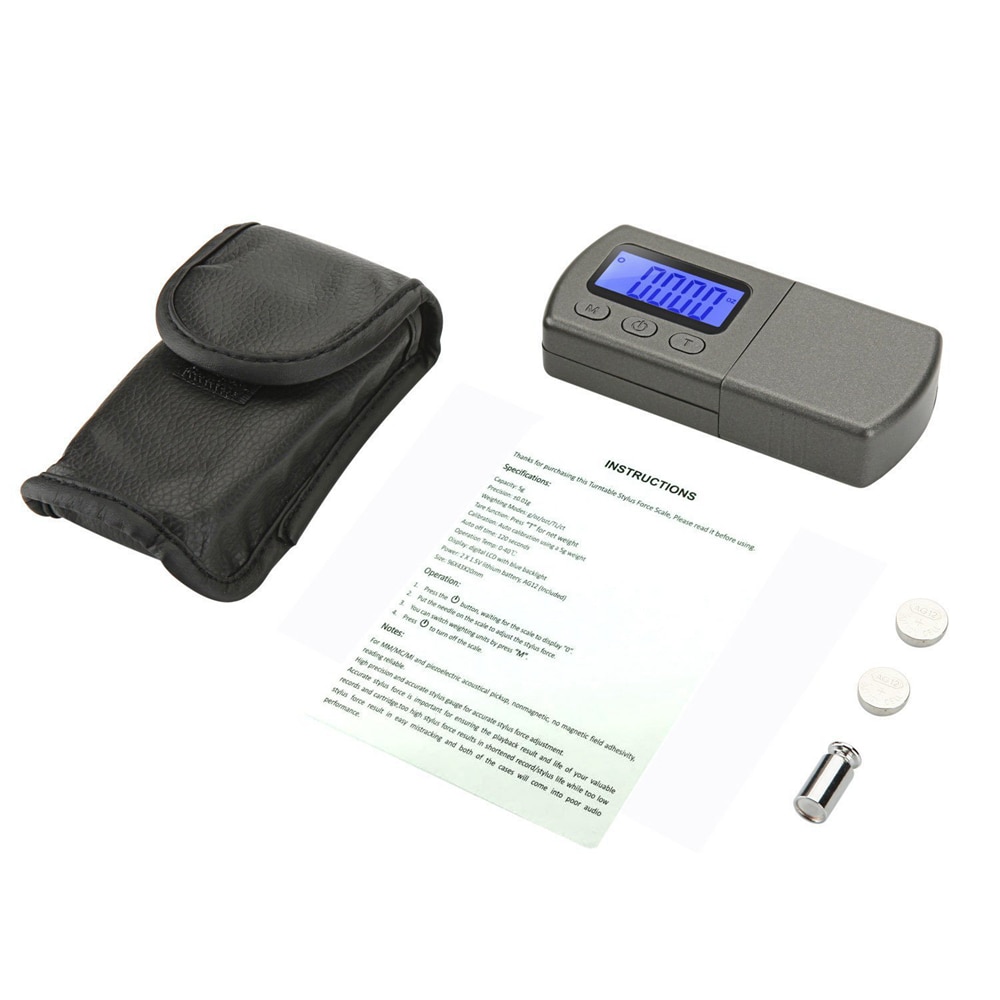 LP Digital Turntable Stylus Force Scale balance Gauge Led Dzr Arm Load Meter Vesion For Tonearm Phono Cartridge
