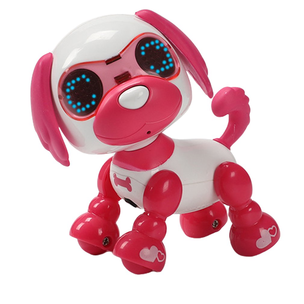 Intelligente Roboter Hund freundlicher Intelligente Haustier Hund Induktion Elektrische Spielzeug Welpen Intelligente Elektronische Haustier: rot